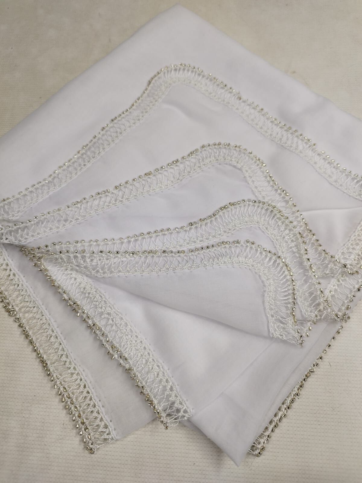 Tığ İşi Boncuklu Cenk Yazma