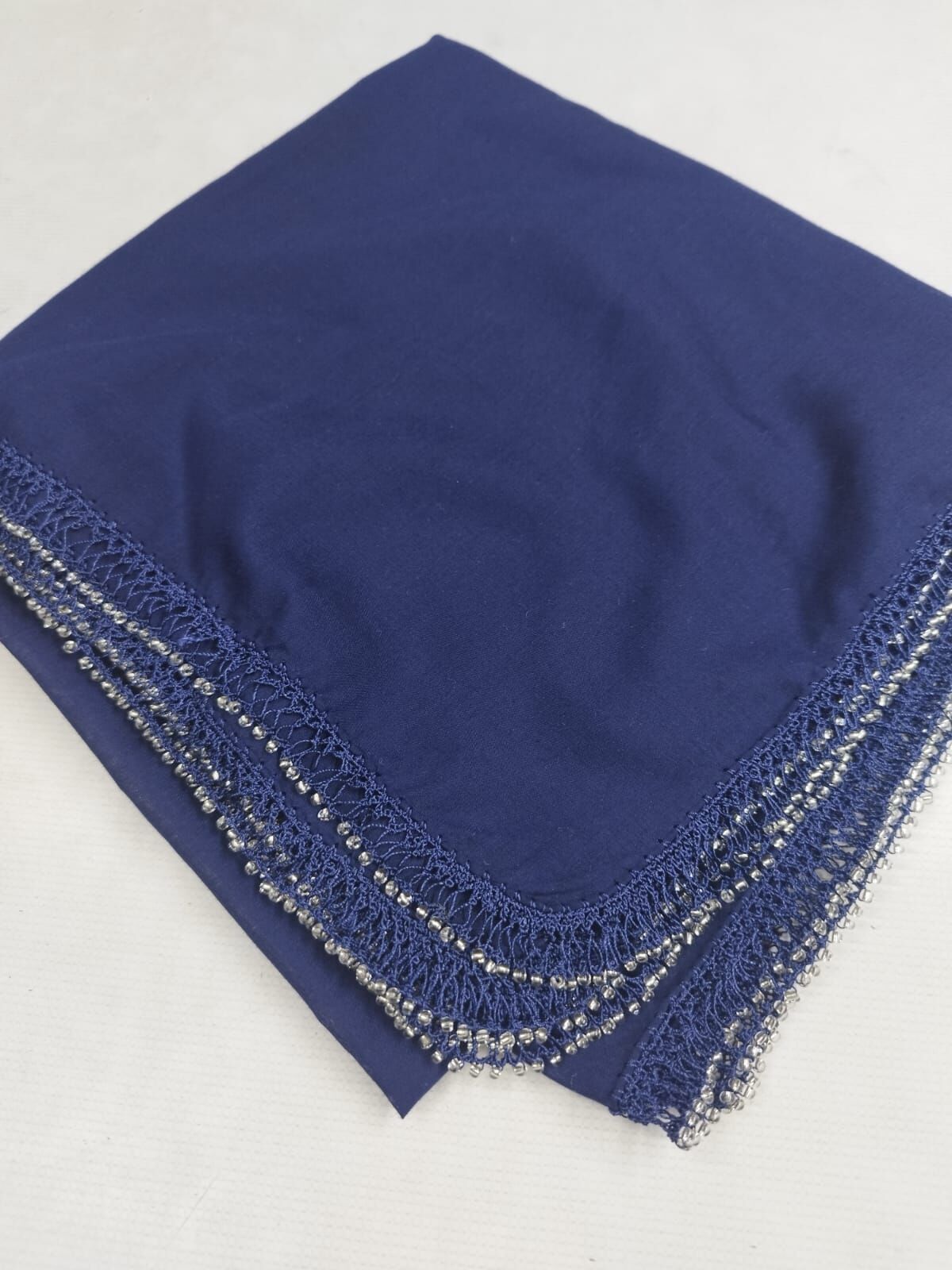 Tığ işi Boncuklu Cenk Yazma