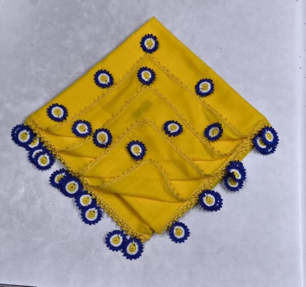 Nazar Boncuklu Tığ Oyalı Yazma