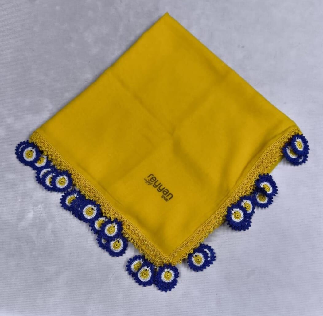 Nazar Boncuklu Tığ Oyalı Yazma