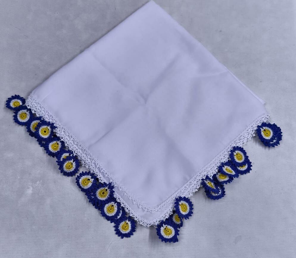 Nazar Boncuklu Tığ Oyalı Yazma