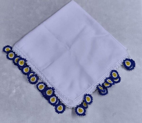 Nazar Boncuklu Tığ Oyalı Yazma