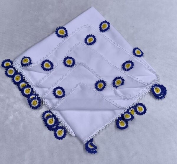 Nazar Boncuklu Tığ Oyalı Yazma