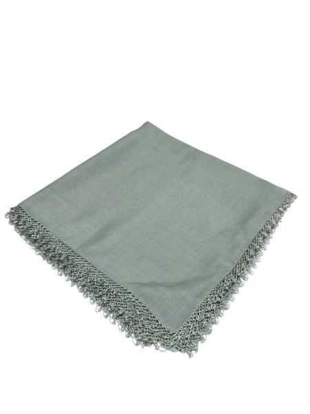 Düz Renk İğne Oyalı Cenk Yazma