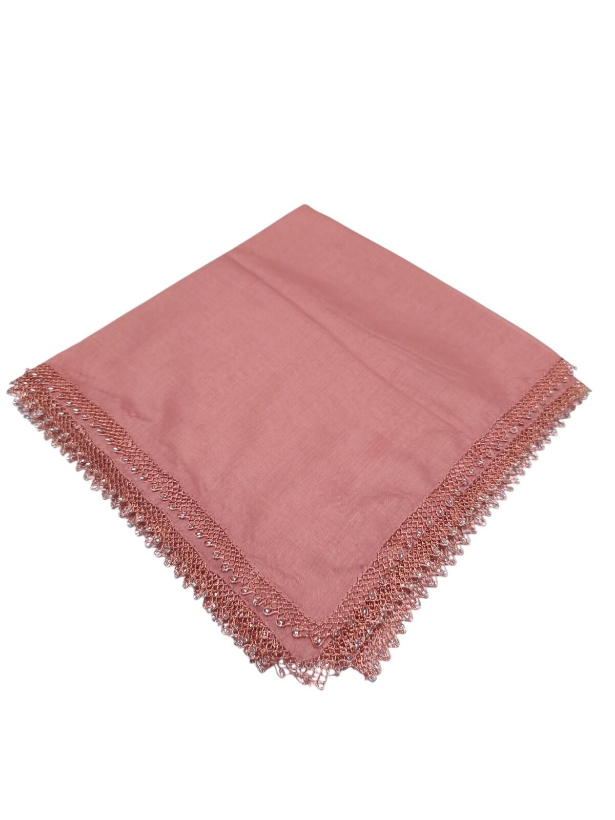 Düz Renk İğne Oyalı Cenk  Yazma